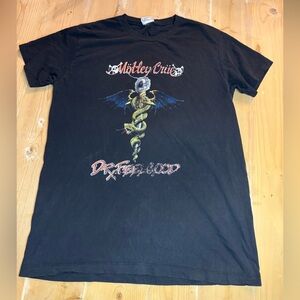 Tee Shirt Mens S Black‎ Motley Crue Dr Feel Good Graphic Retro Crew Neck Size L